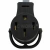 Ac Works 1.5FT EV Adapter 30A 125V TT-30 RV Plug to 50A EV Cord for Tesla EVTT30MS-018